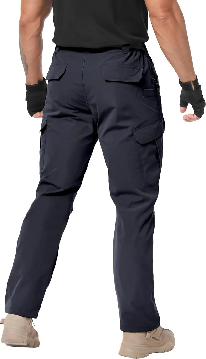 Arunlluta Men??s Tactical Pants, Ripstop Water Resistant Cargo Work Pants for Men, Stretch Hiking Pants Lightweight