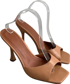 ASOS Brown Square Toe Mules UK 7 EU 40 👠