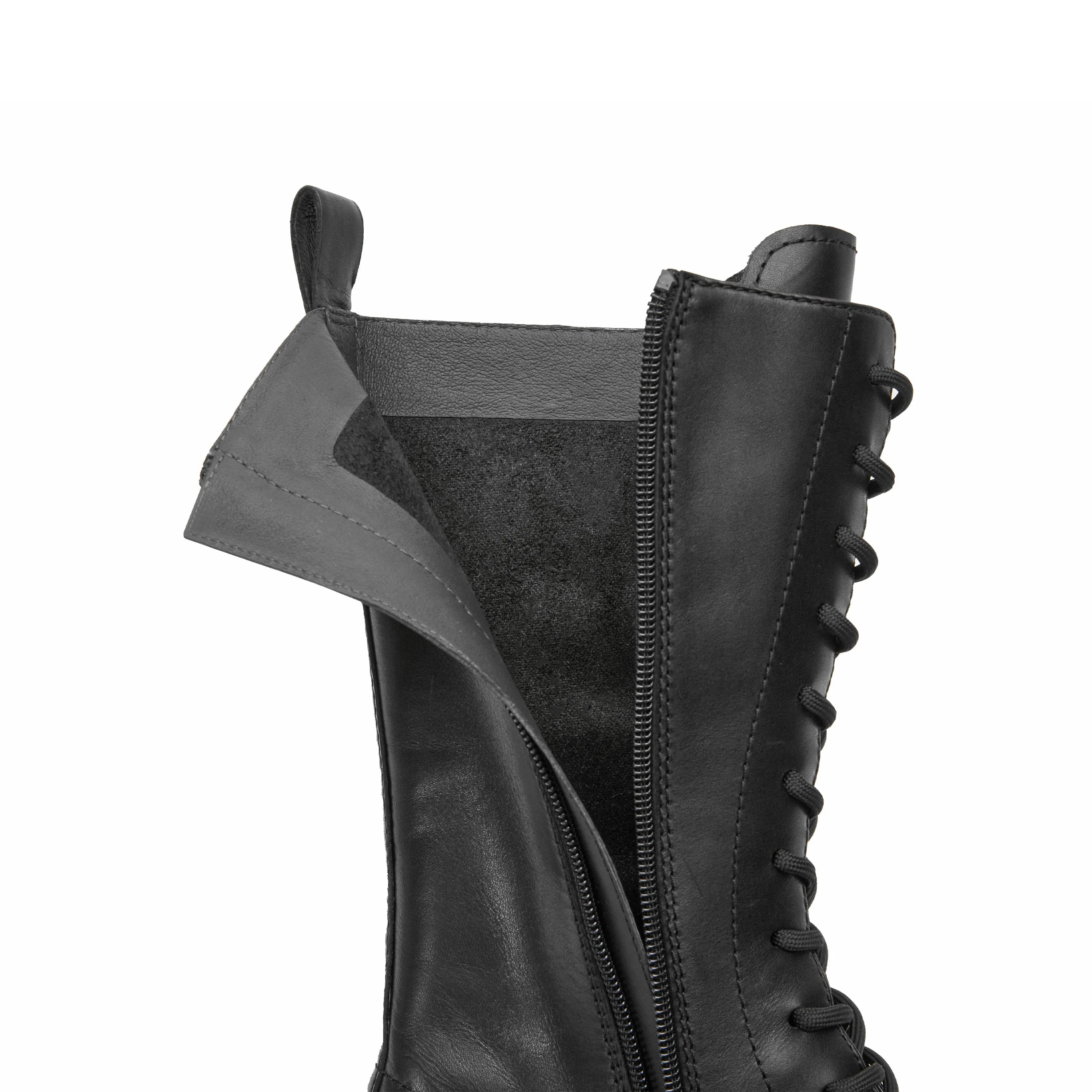 Black Lace Up Combat Boots