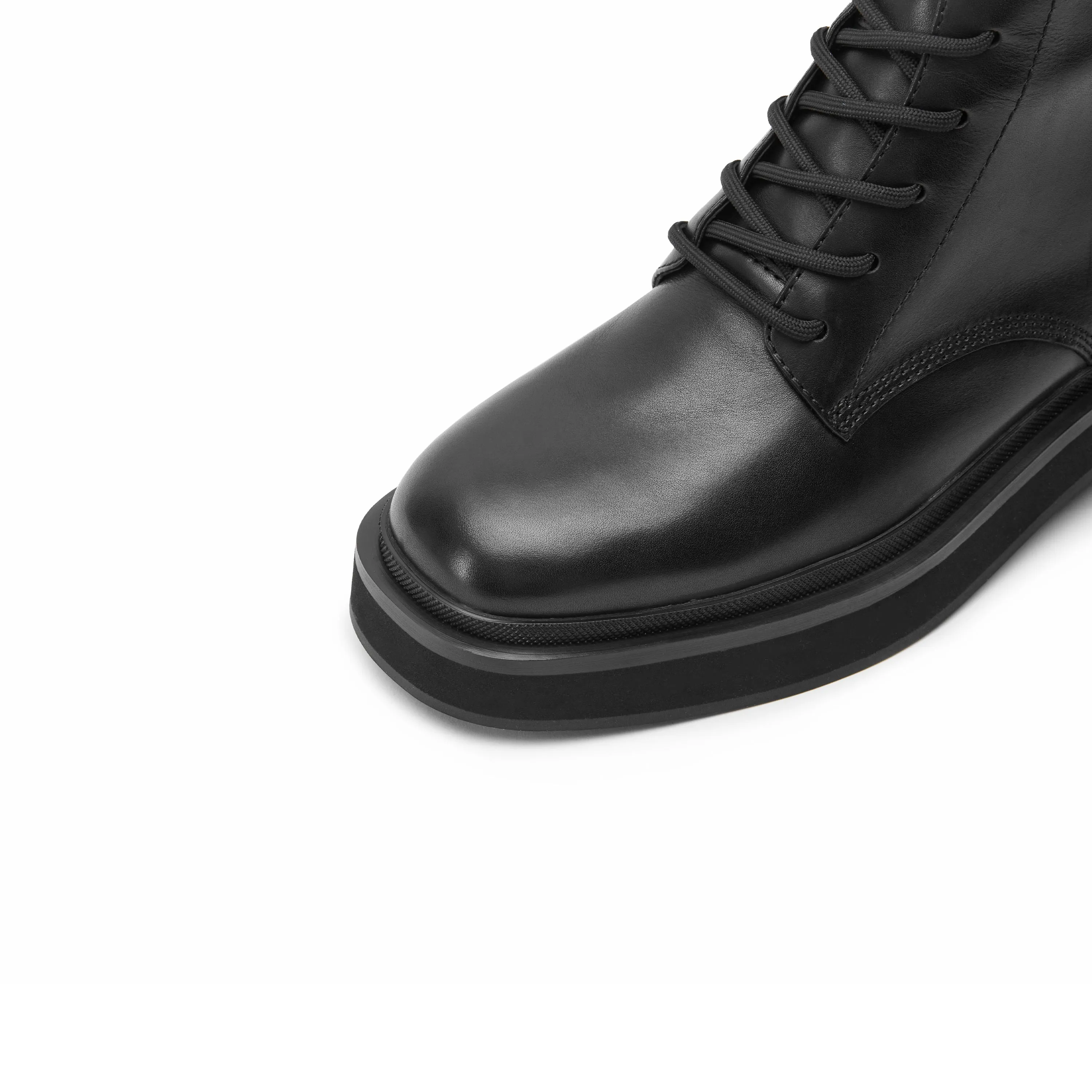 Black Lace Up Combat Boots