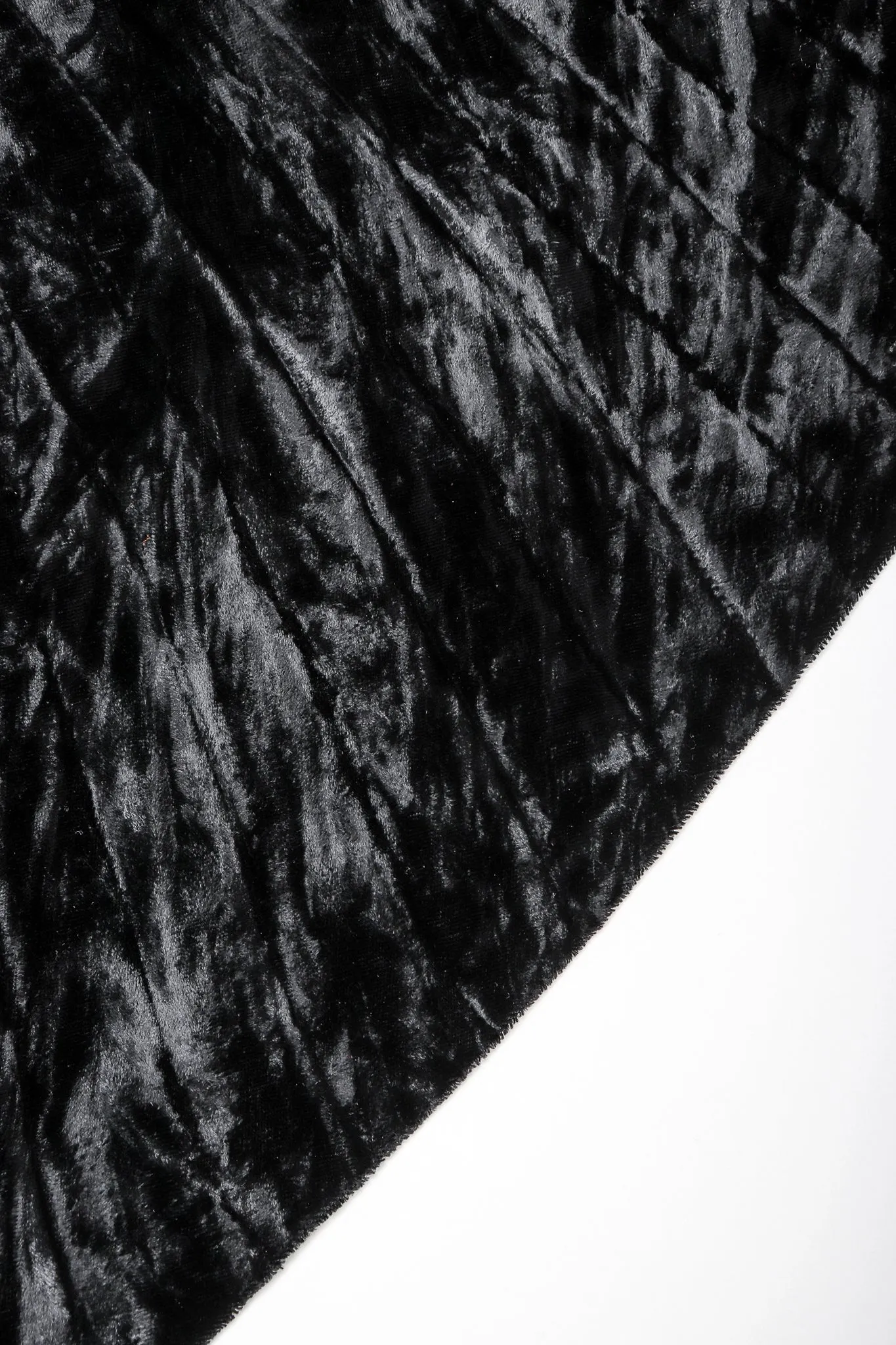 Crushed Velvet Pleated Maxi Skirt