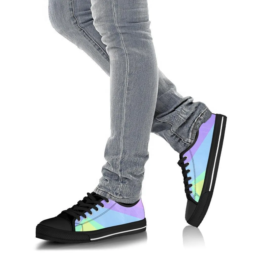 Custom Sneakers - Pastel Blocks (Black)