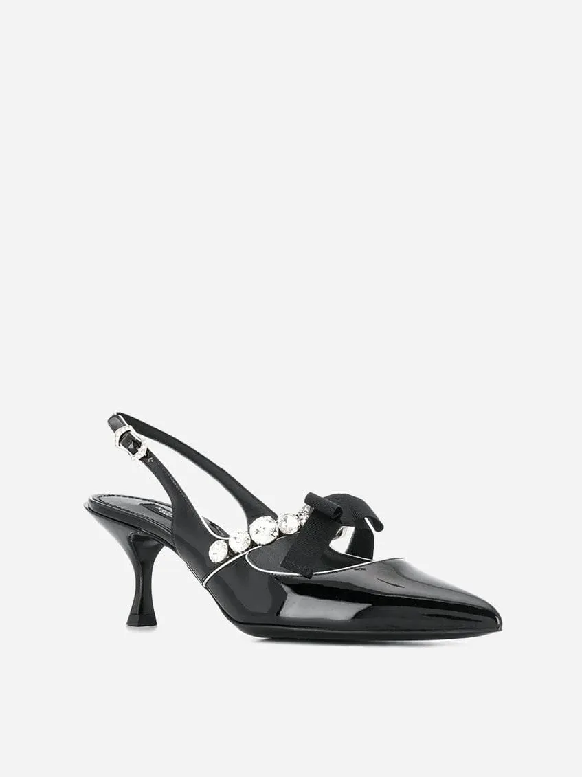 Embellished Lori Slingback Pumps