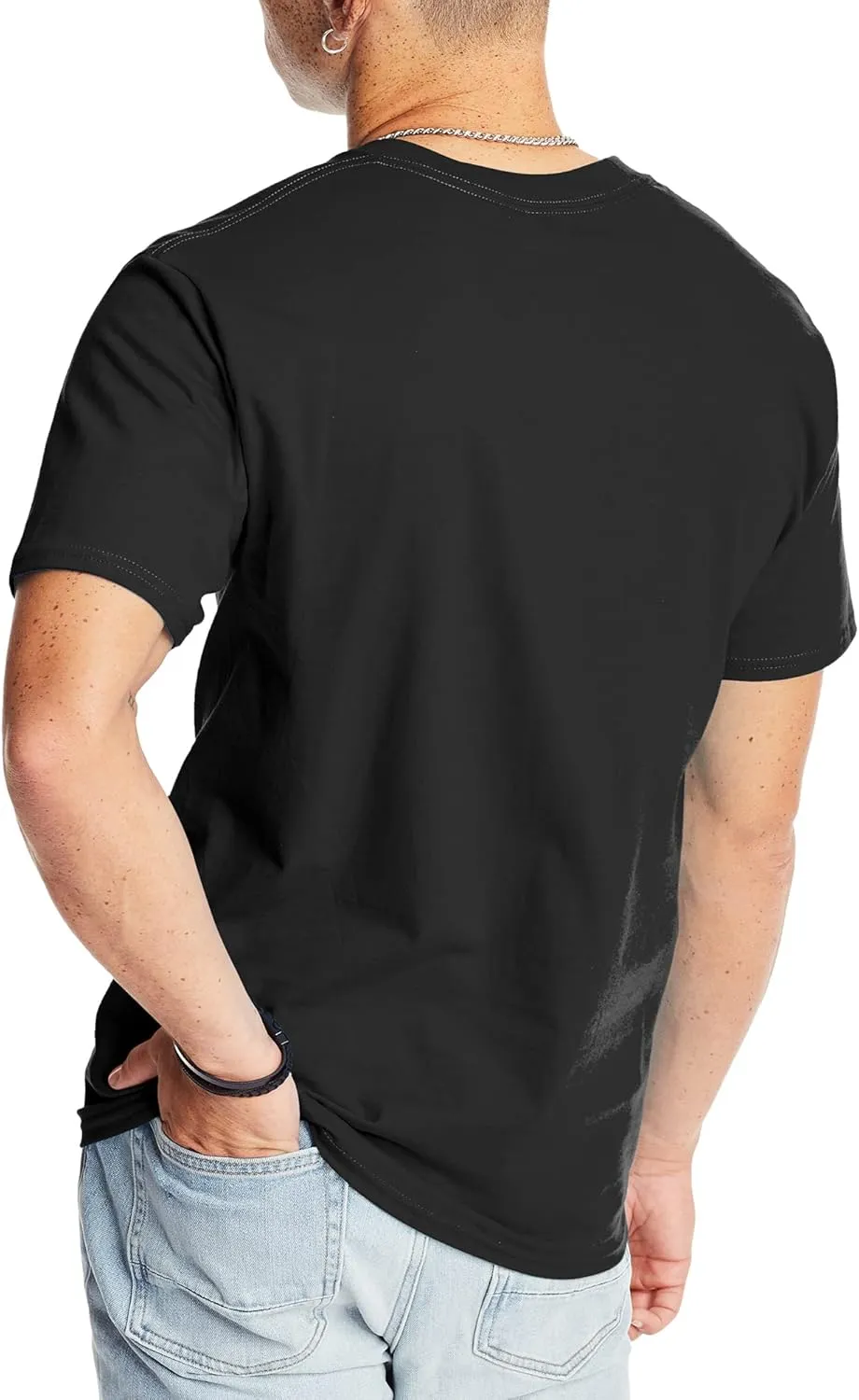 Hanes Men's Beefy-t T-Shirt, Heavyweight Cotton Tee, 1 Or 2 Pack, Big & Tall