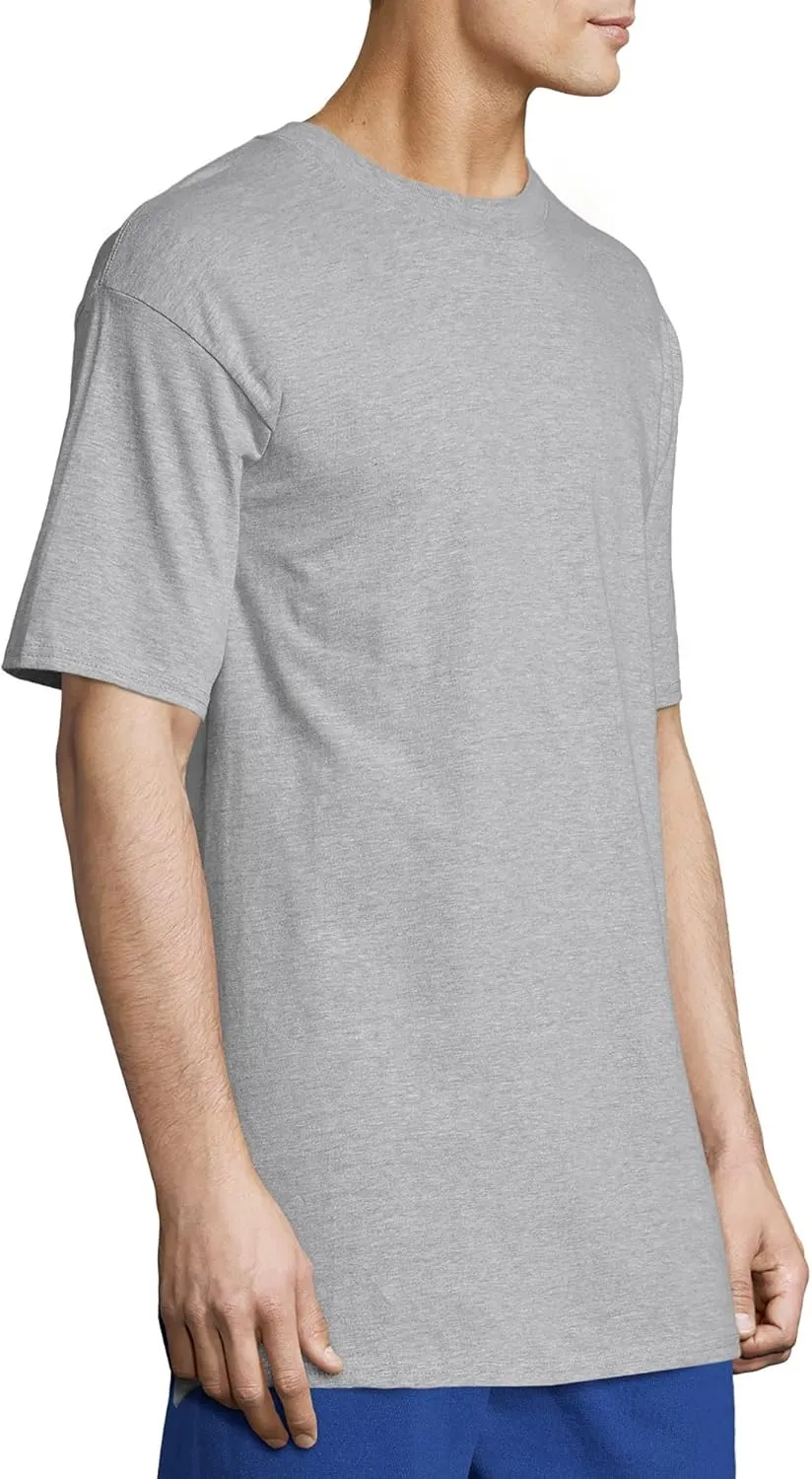 Hanes Men's Beefy-t T-Shirt, Heavyweight Cotton Tee, 1 Or 2 Pack, Big & Tall
