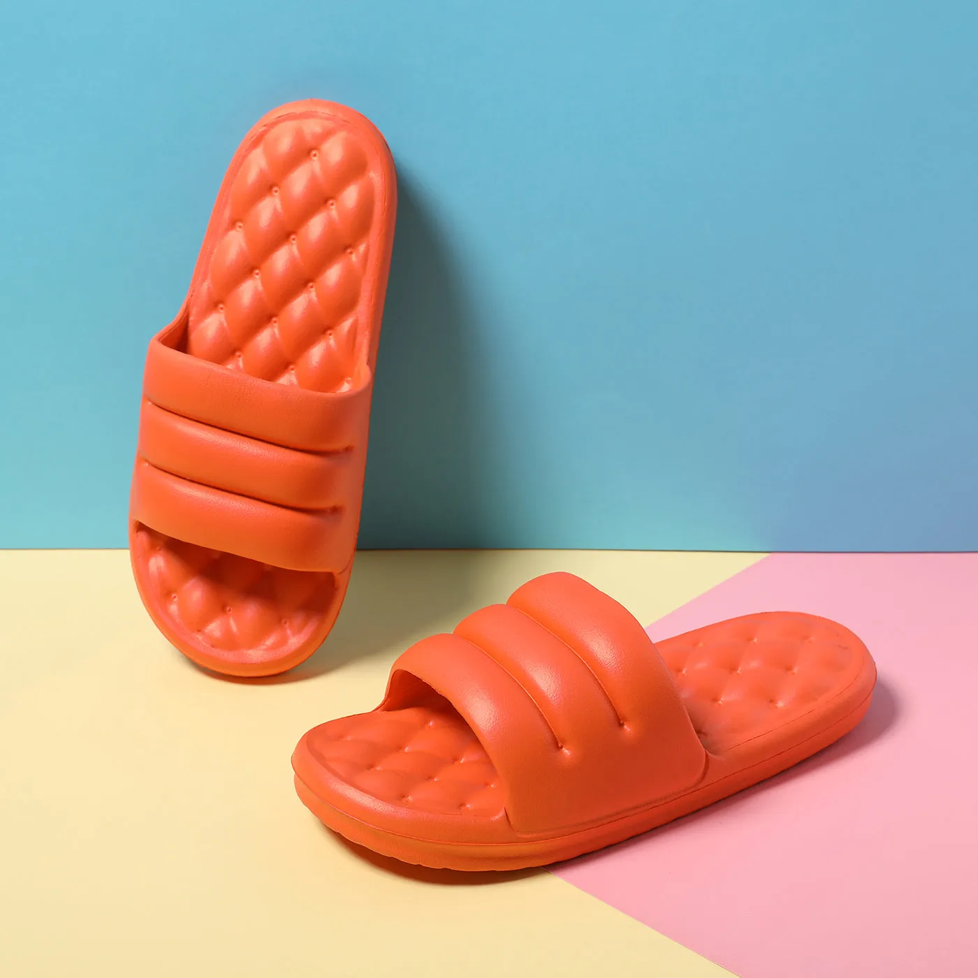 Mute EVA Sofa Slides Women Thick Sole Soft Indoor Slippers Women Anti-slip Sandals Men Summer Platform Women Shoes Bath
