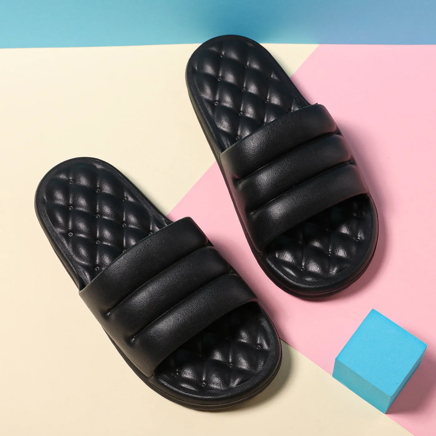 Mute EVA Sofa Slides Women Thick Sole Soft Indoor Slippers Women Anti-slip Sandals Men Summer Platform Women Shoes Bath