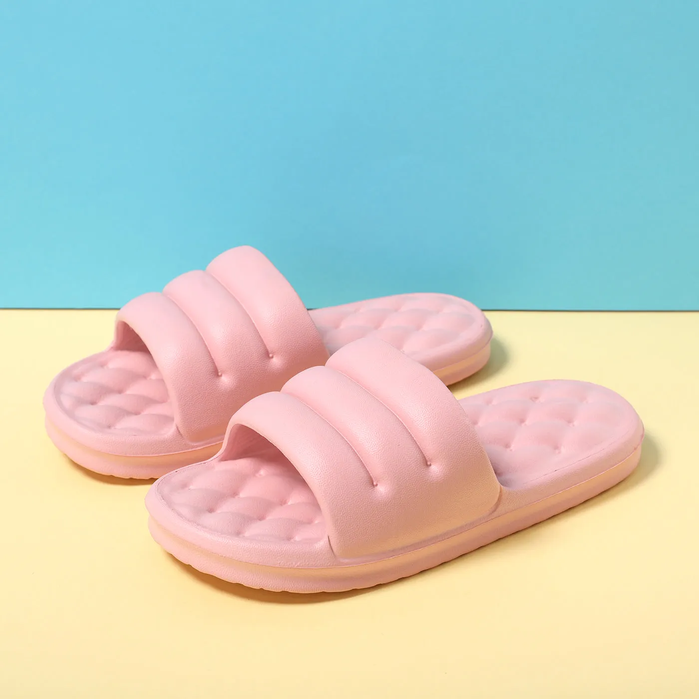 Mute EVA Sofa Slides Women Thick Sole Soft Indoor Slippers Women Anti-slip Sandals Men Summer Platform Women Shoes Bath
