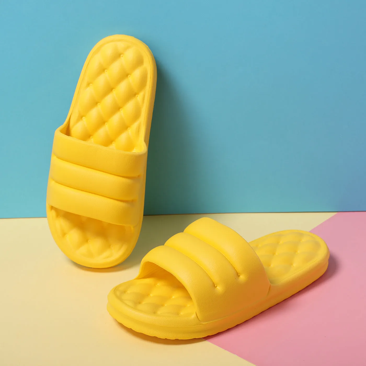Mute EVA Sofa Slides Women Thick Sole Soft Indoor Slippers Women Anti-slip Sandals Men Summer Platform Women Shoes Bath