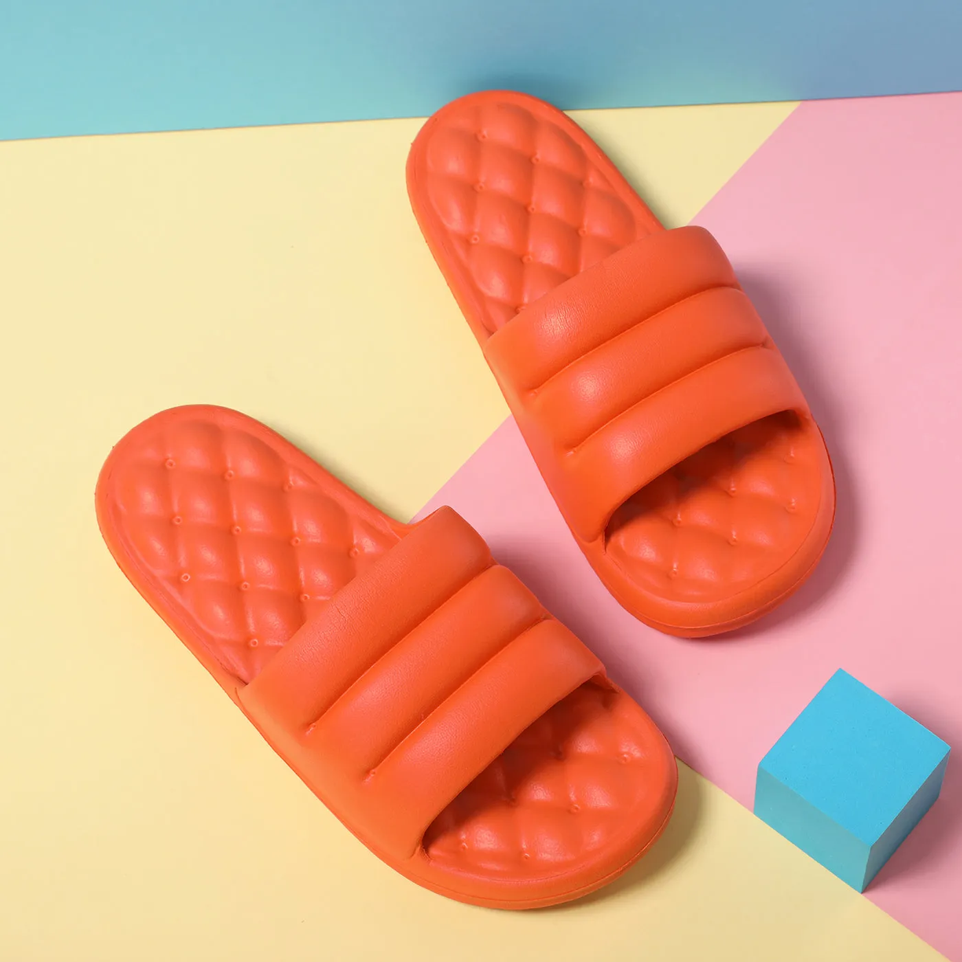 Mute EVA Sofa Slides Women Thick Sole Soft Indoor Slippers Women Anti-slip Sandals Men Summer Platform Women Shoes Bath