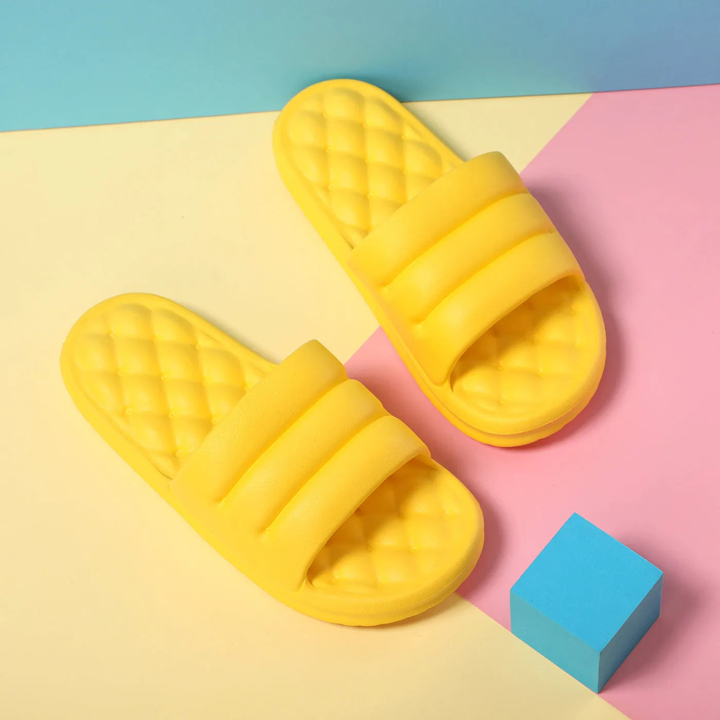 Mute EVA Sofa Slides Women Thick Sole Soft Indoor Slippers Women Anti-slip Sandals Men Summer Platform Women Shoes Bath