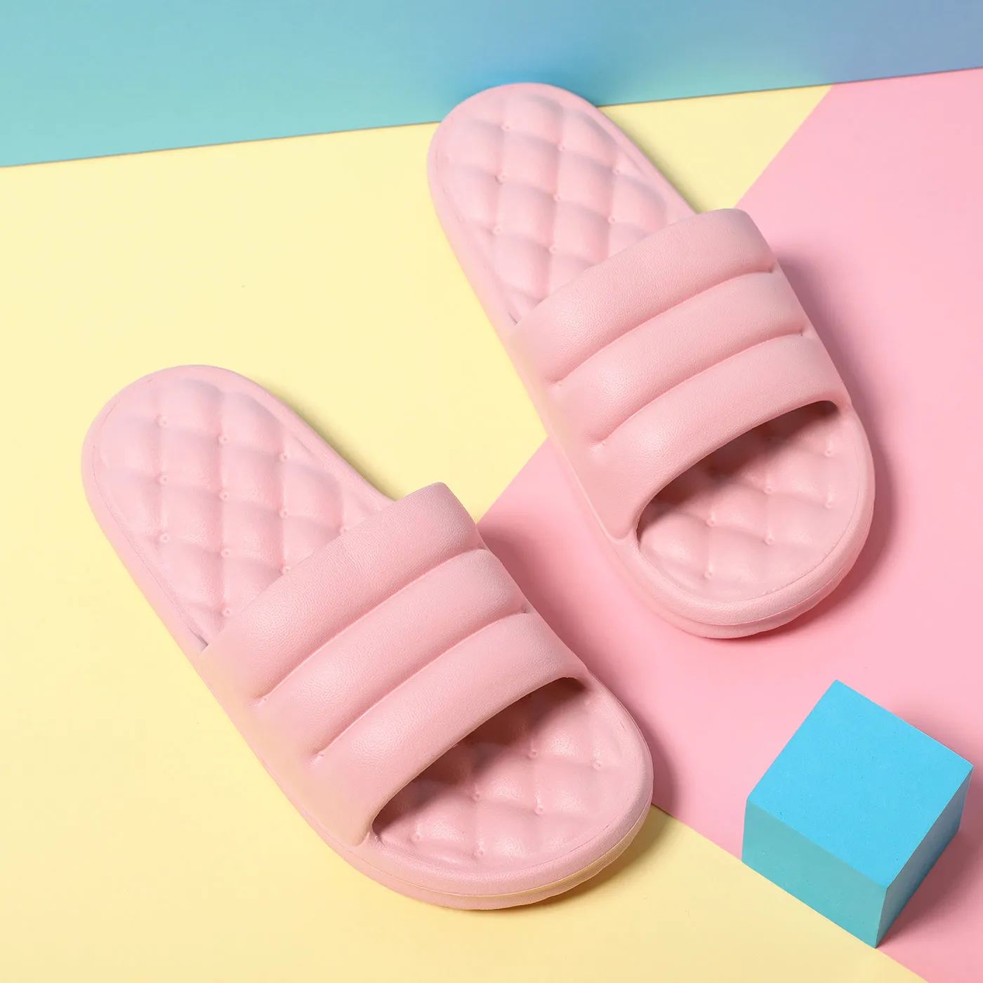 Mute EVA Sofa Slides Women Thick Sole Soft Indoor Slippers Women Anti-slip Sandals Men Summer Platform Women Shoes Bath
