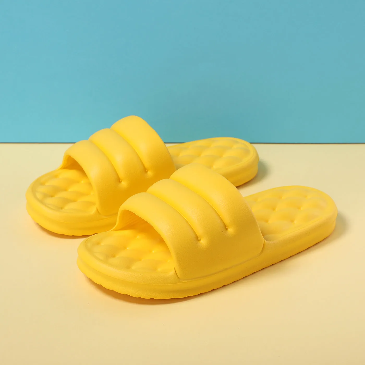 Mute EVA Sofa Slides Women Thick Sole Soft Indoor Slippers Women Anti-slip Sandals Men Summer Platform Women Shoes Bath