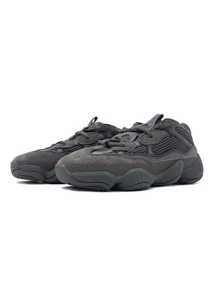 OEYES Ventilate Thick-Soled Sports Clunky Type Sneakers Black