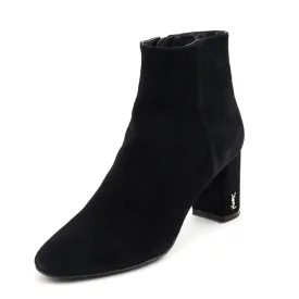 Saint Laurent Black Suede Boots Size US 6 | EU 36