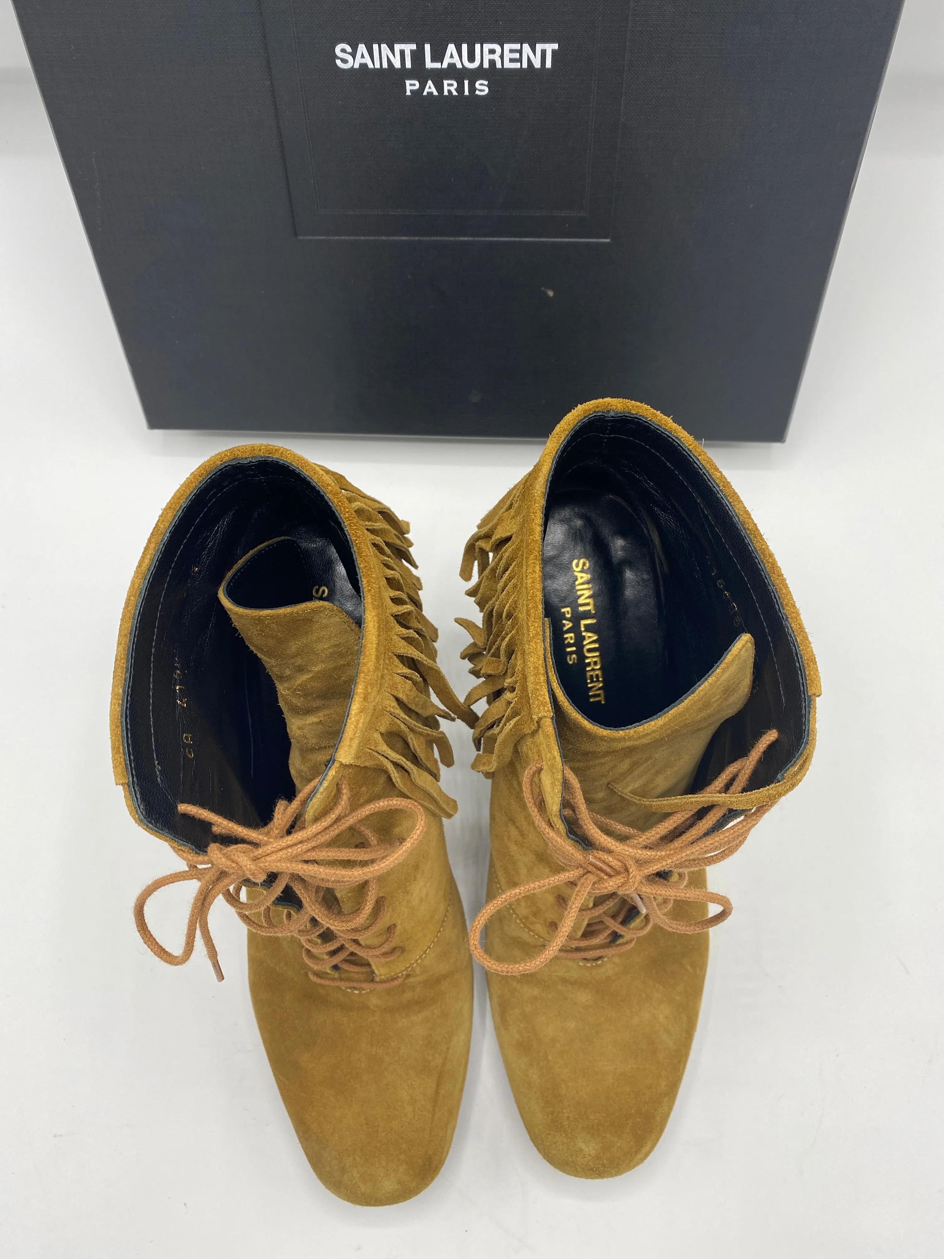 Saint Laurent Otter Proof Fringe Boots