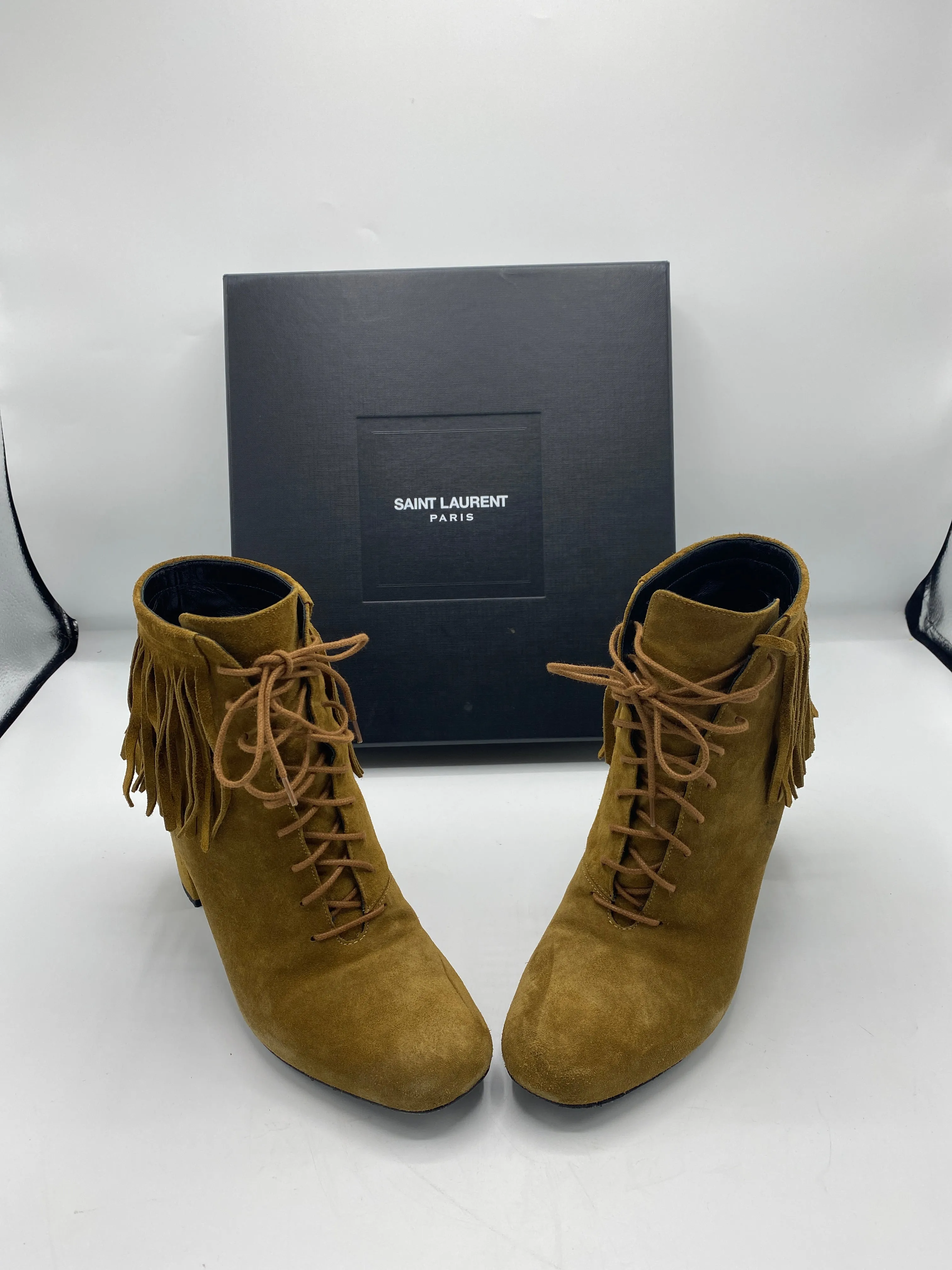 Saint Laurent Otter Proof Fringe Boots
