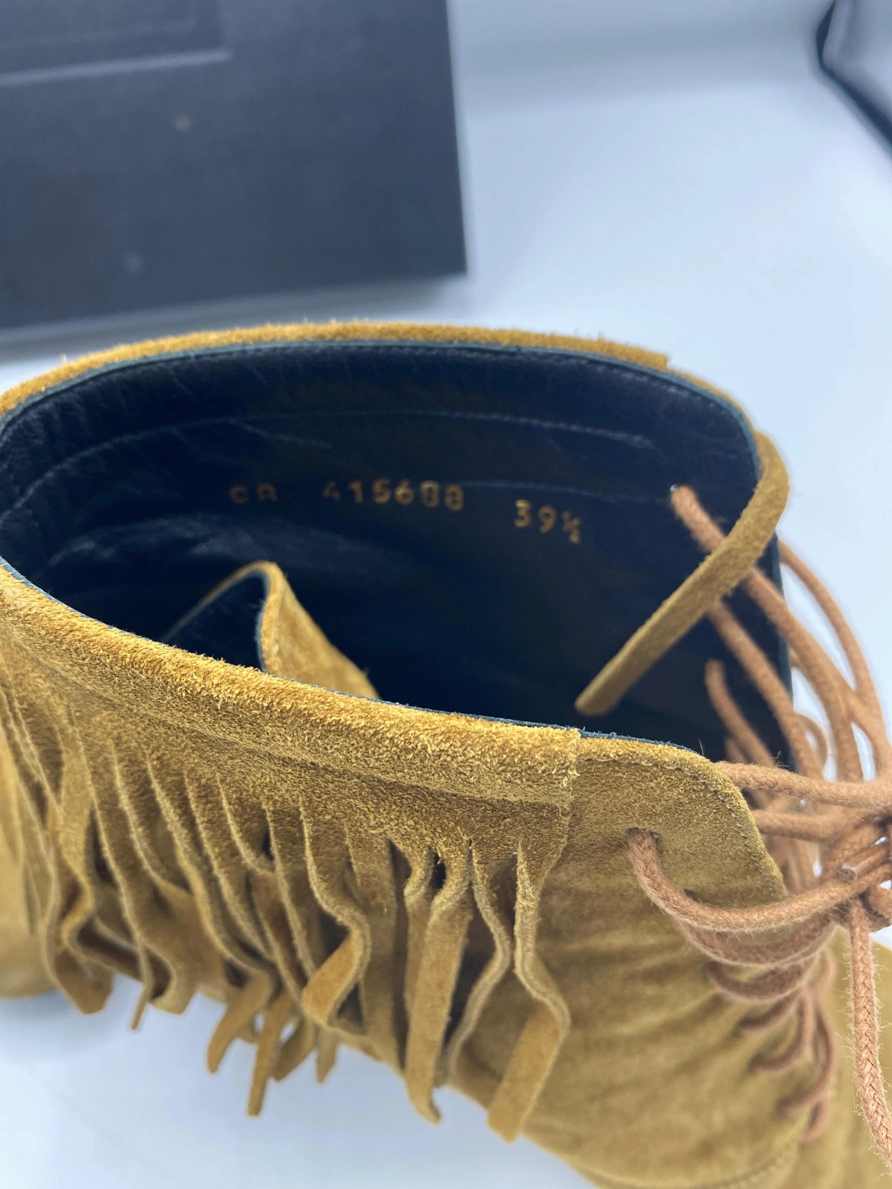 Saint Laurent Otter Proof Fringe Boots