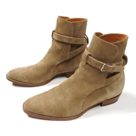 Saint Laurent Suede Wyatt 30 Jodhpur Boots Size 40.5 || 7.5