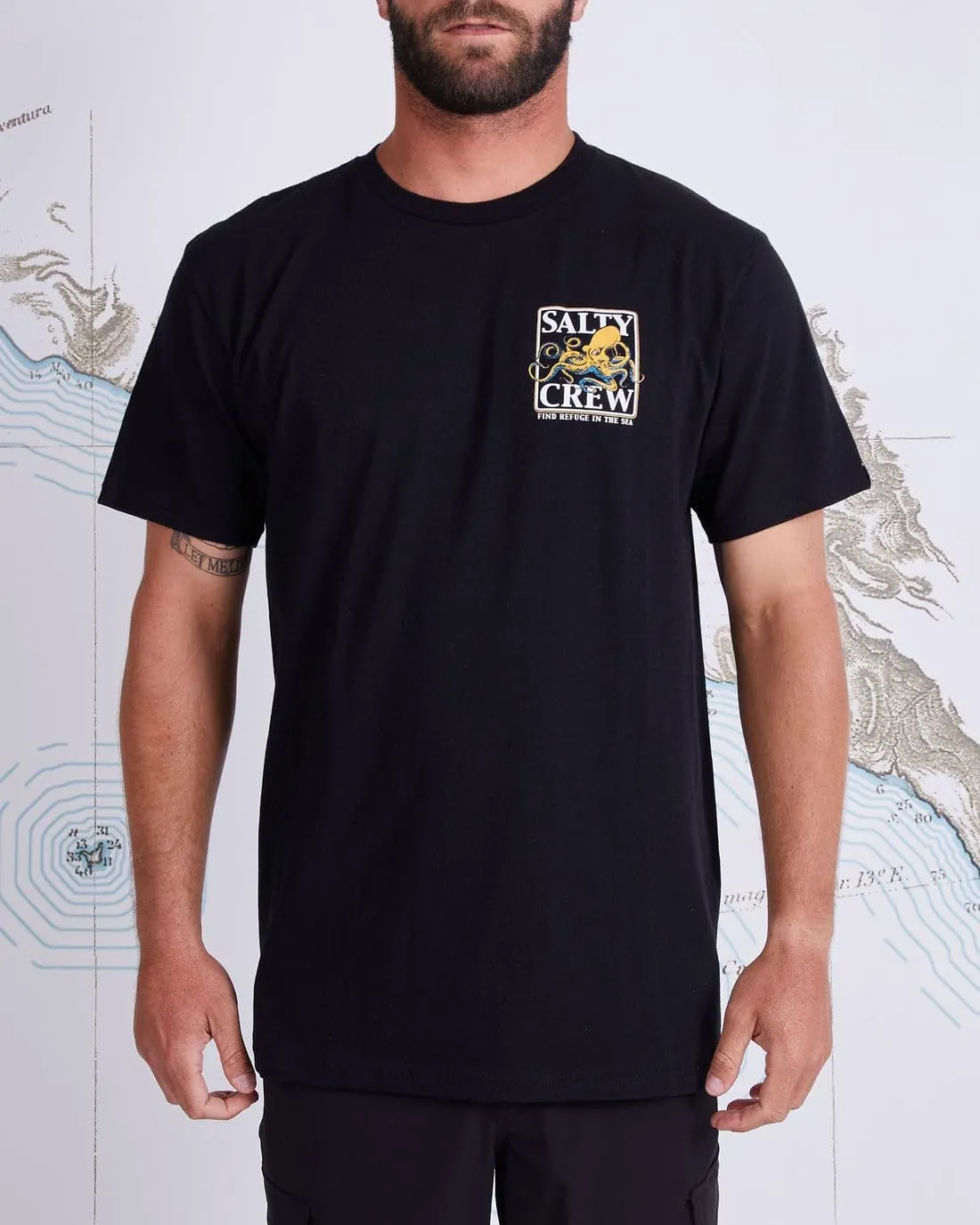 Salty Crew Men's Ink Slinger Standard Short Sleeve Tee
