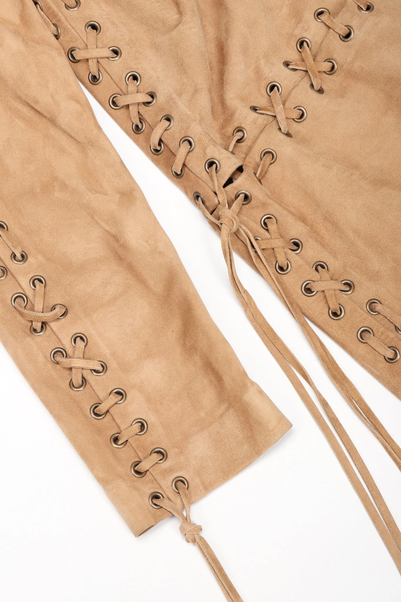 Suede Laced Minidress