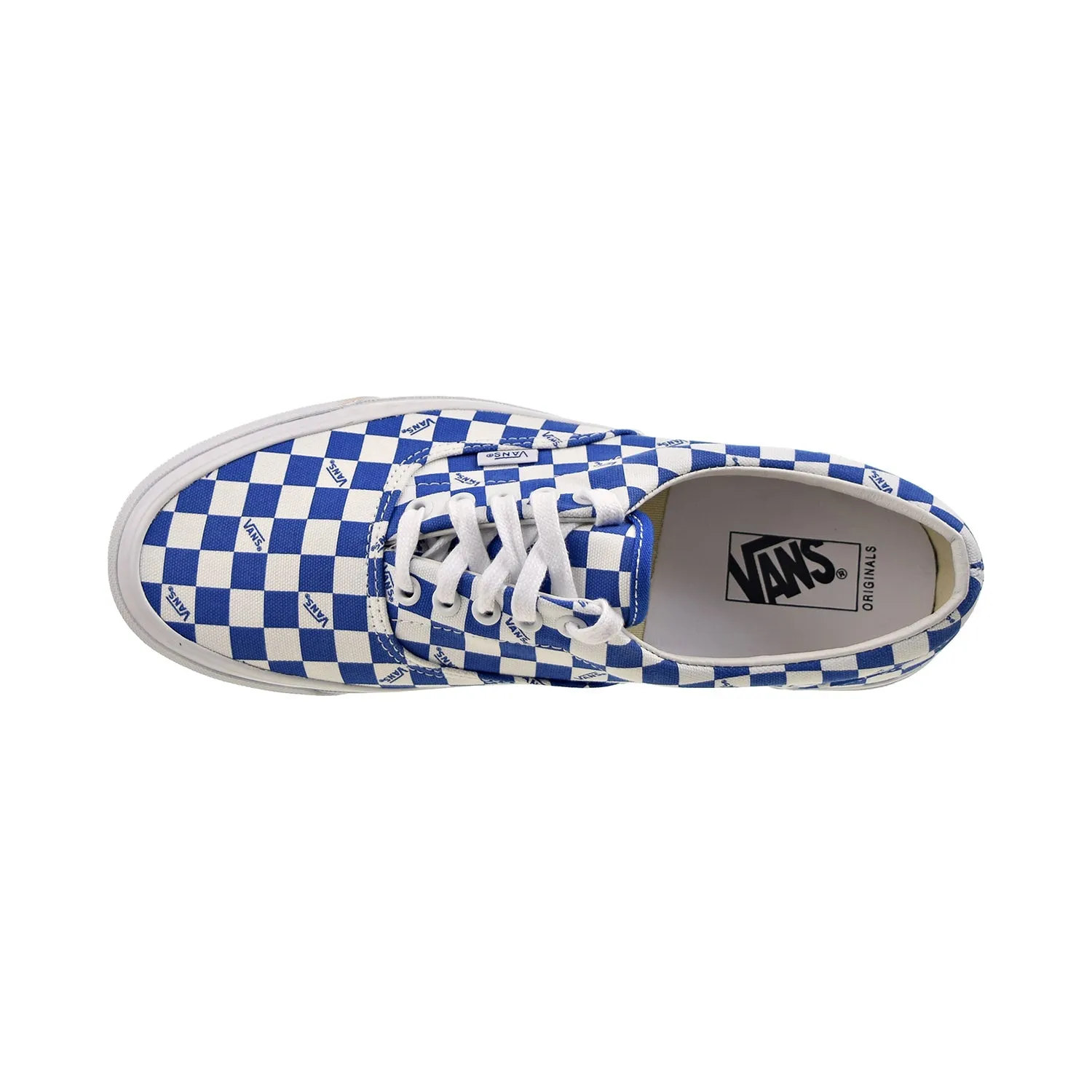 Vans Vault OG Era LX Checkboard Logo Men's Shoes Nautical Blue