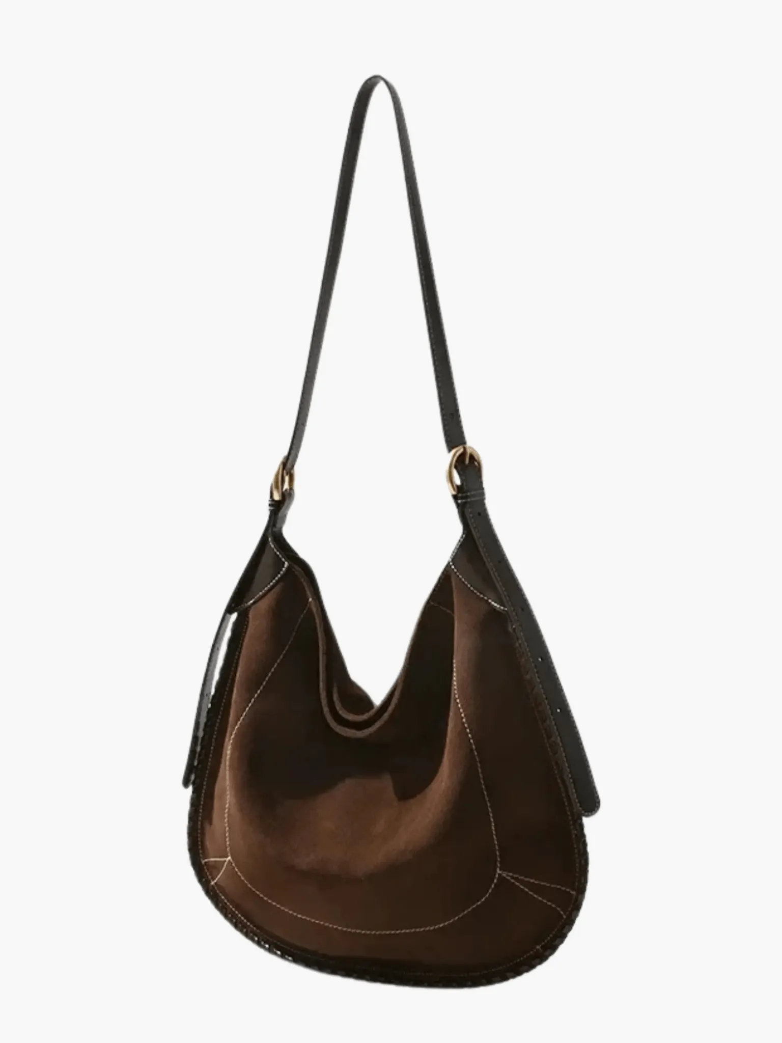 Verona | Suede Leather Hobo Bag