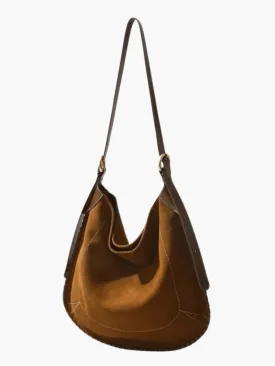 Verona | Suede Leather Hobo Bag