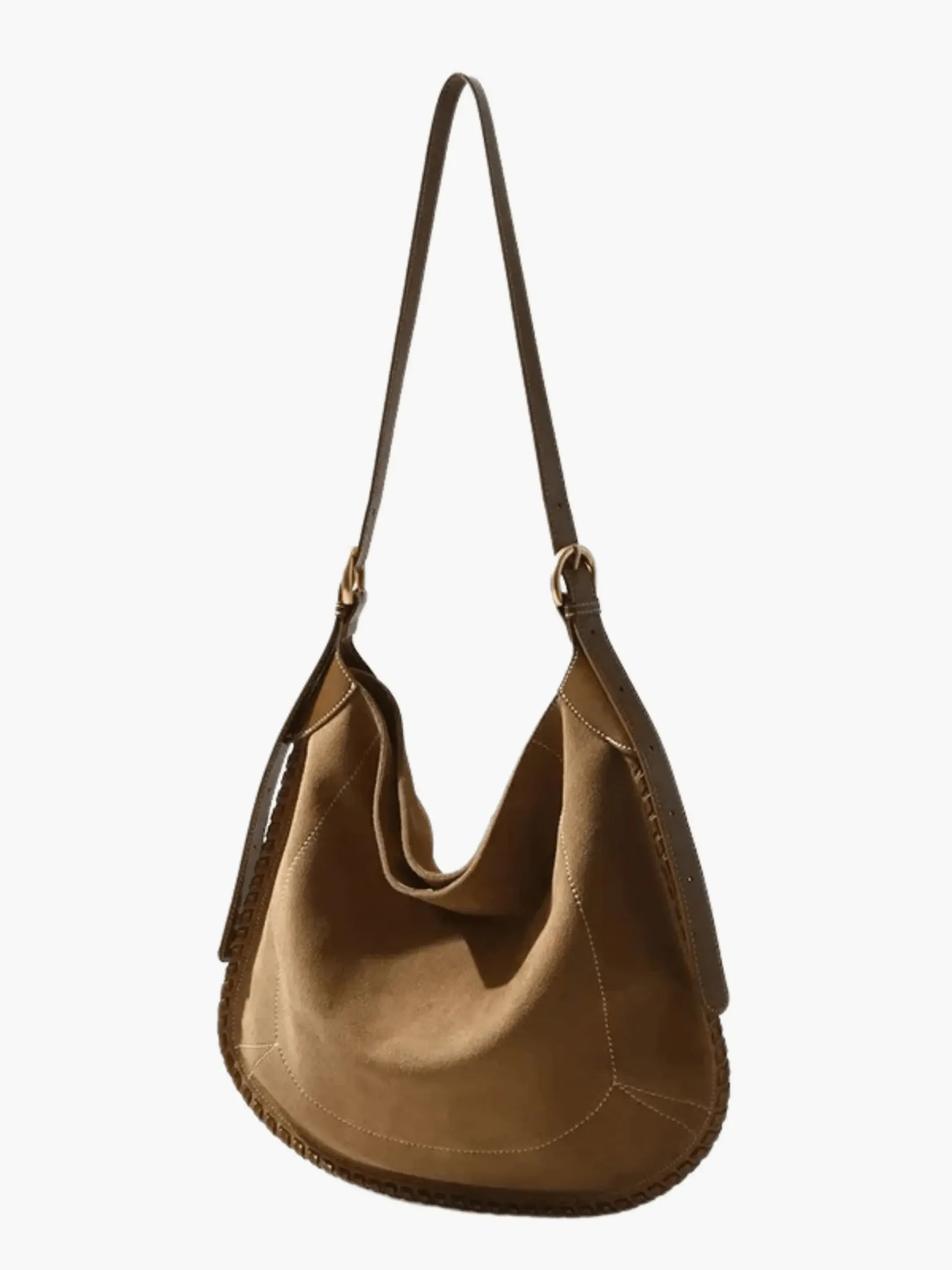 Verona | Suede Leather Hobo Bag