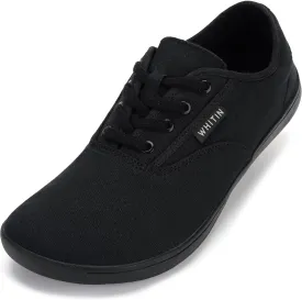 WHITIN Men's Wide Canvas Barefoot Sneakers | Zero Drop Sole | Minimalist Footwear